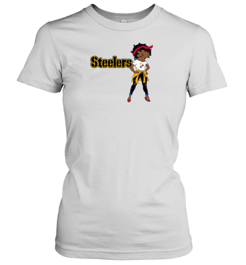 Betty Boop Pittsburgh Steelers Women's T-Shirt