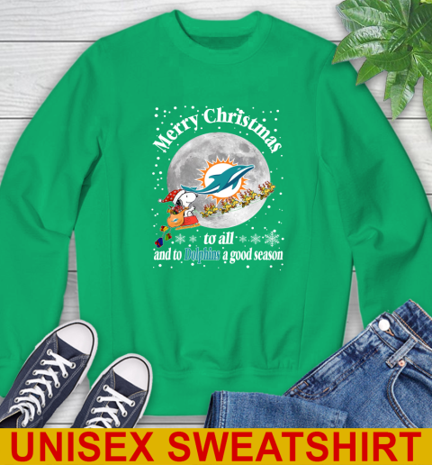 Miami Dolphins Merry Christmas To All And To Dolphins A Good Season NFL Football Sports Sweatshirt 8
