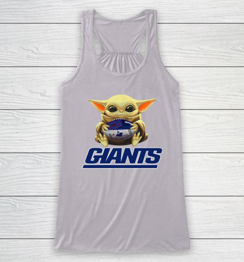 NFL Football New York Giants Baby Yoda Star Wars Racerback Tank 5