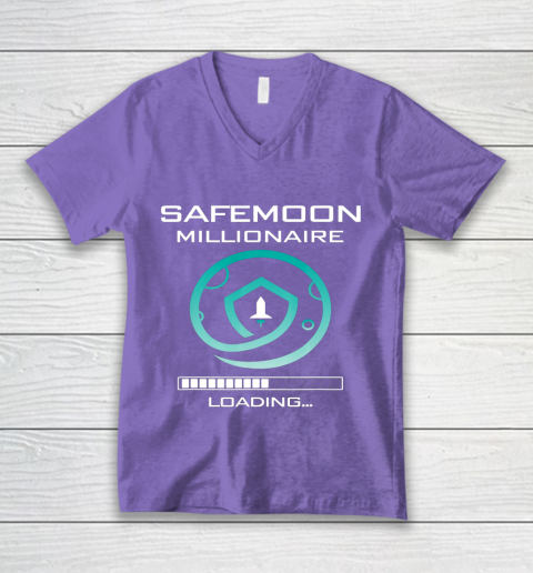 Funny Safemoon Millionaire Crypto V-Neck T-Shirt 8