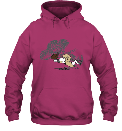 New Orleans Saints Snoopy Plays The Football Game Hoodie