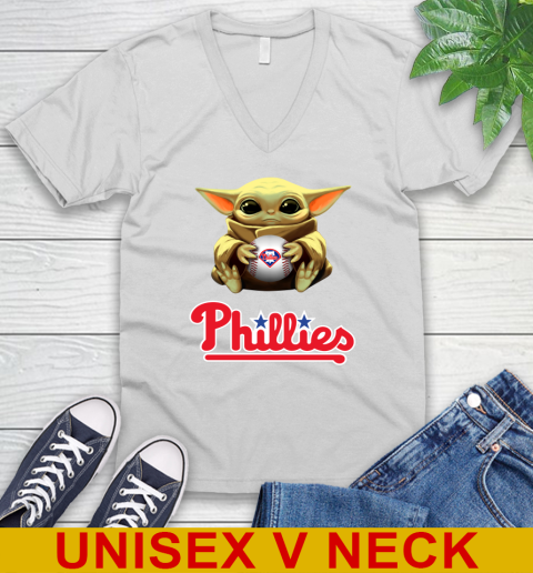 MLB Baseball Philadelphia Phillies Star Wars Baby Yoda Shirt 49