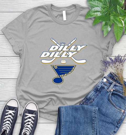 NHL St.Louis Blues Dilly Dilly Hockey Sports Women's T-Shirt 5