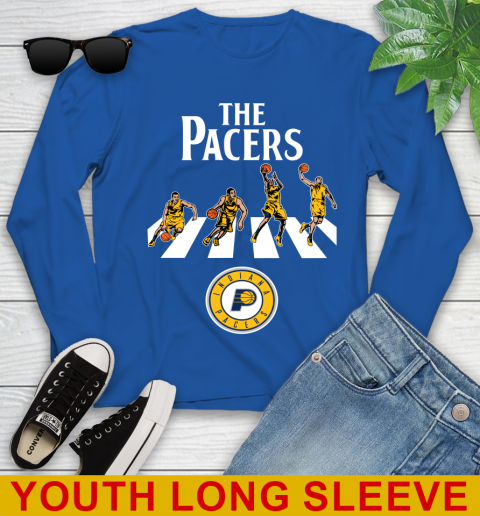 NBA Basketball Indiana Pacers The Beatles Rock Band Shirt Youth Long Sleeve 10