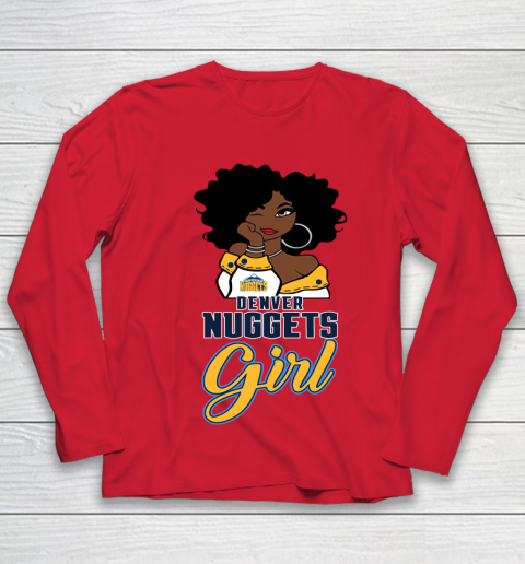 Denver Nuggets Girl NBA Youth Long Sleeve 10