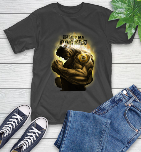 Indiana Pacers NBA Basketball Hulk Marvel Avengers Sports T-Shirt