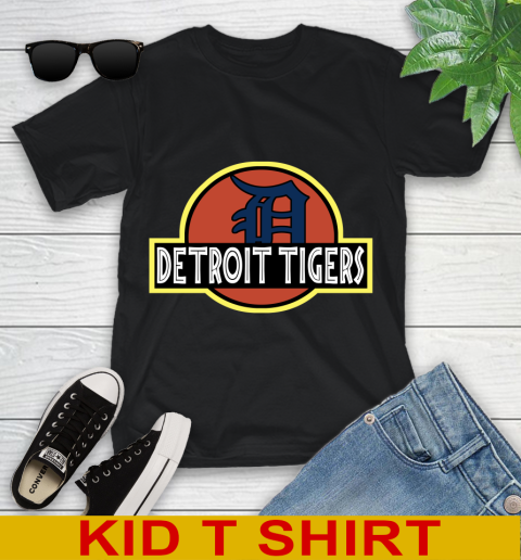 MLB Detroit Tigers Jurassic Park Dinosaur Movie Baseball Sports 102