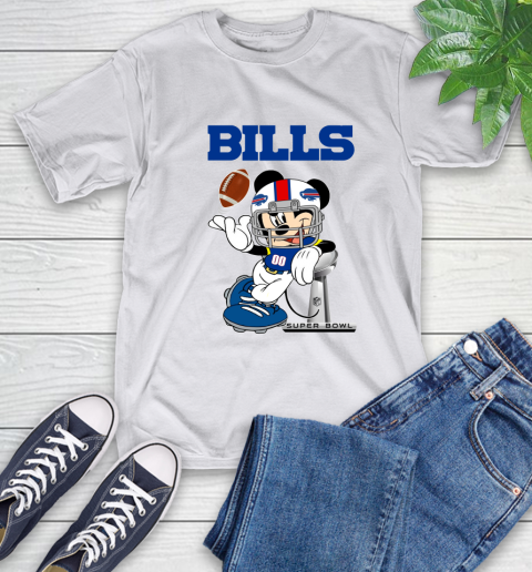 NFL Buffalo Bills Mickey Mouse Disney Super Bowl Football T Shirt T-Shirt 12