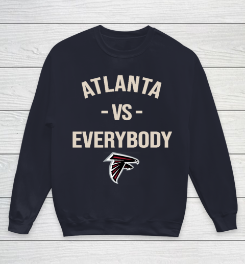 Atlanta Falcons Vs Everybody Youth Sweatshirt - Image 3
