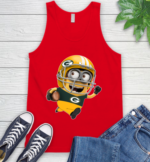 NFL Green Bay Packers Minions Disney Football Sports Tank Top 6
