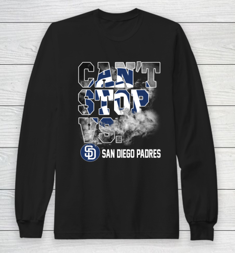 MLB San Diego Padres Baseball Can't Stop Vs Padres Long Sleeve T-Shirt