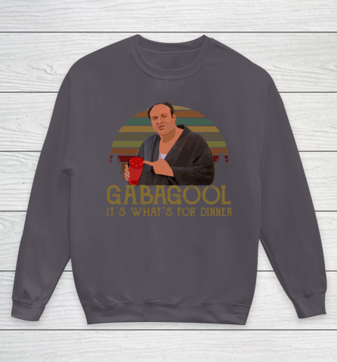 Gabagool  It's What's for Dinner Youth Sweatshirt 5