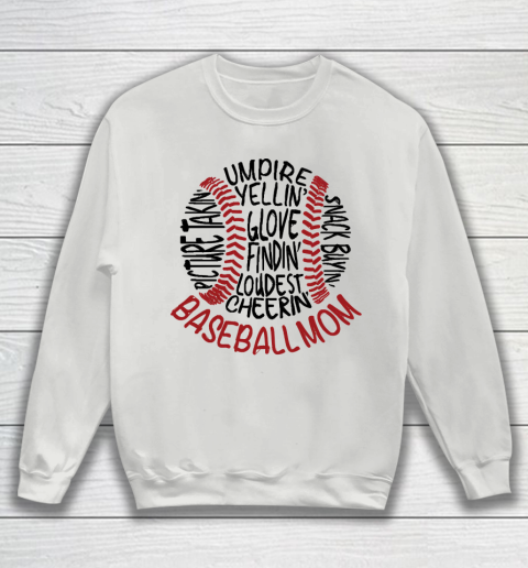 Mother's Day Funny Gift Ideas Apparel  Baseball Mom 2 T Shirt Sweatshirt 3