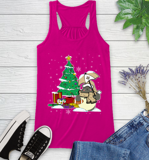 New Orleans Saints NFL Football Cute Tonari No Totoro Christmas Sports Racerback Tank 7