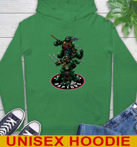 NBA Basketball Toronto Raptors Teenage Mutant Ninja Turtles Shirt Hoodie - Image 9