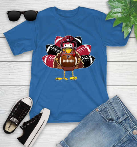 Atlanta Falcons Turkey Thanksgiving Day Youth T-Shirt 9
