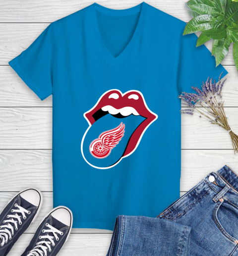 Detroit Red Wings NHL Hockey Lips I Root For My Team Adoring Fan 83