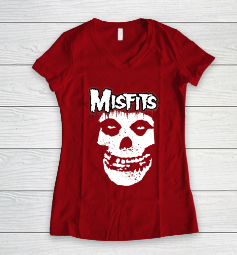 Misfits Jerry Only Women's V-Neck T-Shirt 8