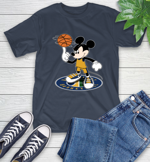 NBA Basketball Utah Jazz Cheerful Mickey Disney Shirt T-Shirt 4