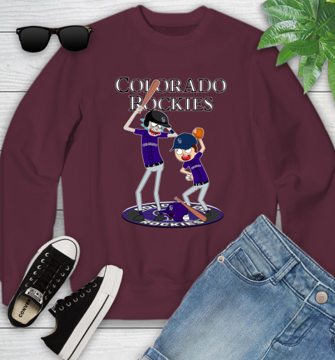 MLB Colorado Rockies Rick And Morty Baseball 119