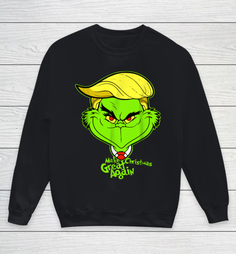 Funny Trump Christmas Shirt Make Christmas Great Again Youth Sweatshirt
