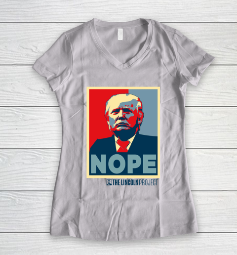 Lincoln Project Nope Women's V-Neck T-Shirt