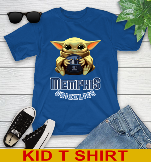 NBA Basketball Memphis Grizzlies Star Wars Baby Yoda Shirt 109