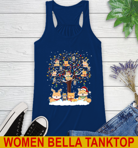 Shiba inu dog pet lover light christmas tree shirt 43