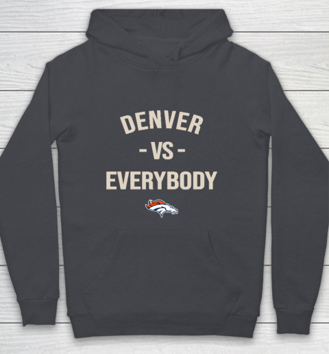 Denver Broncos Vs Everybody Youth Hoodie - Image 6