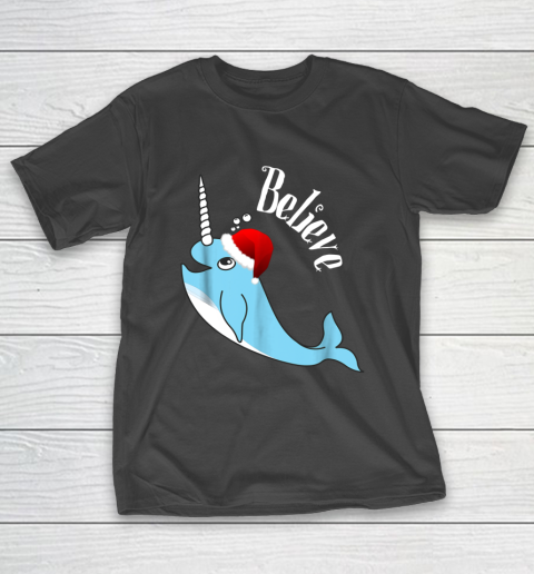 Narwhal Christmas Shirt Cute Unicorn of the Sea Pajama T-Shirt