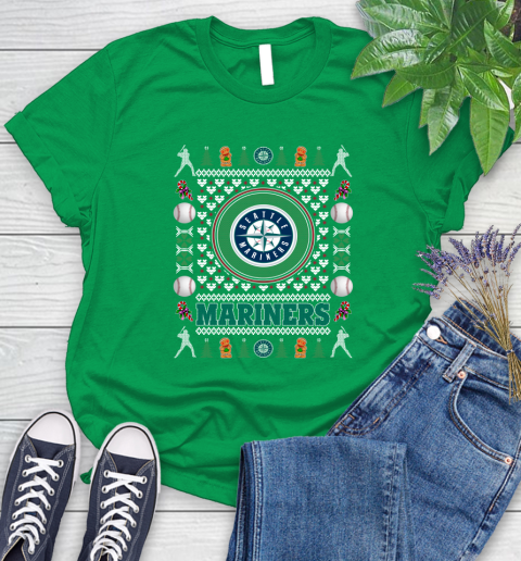 Seattle Mariners Merry Christmas MLB Baseball Loyal Fan Ugly Shirt 94