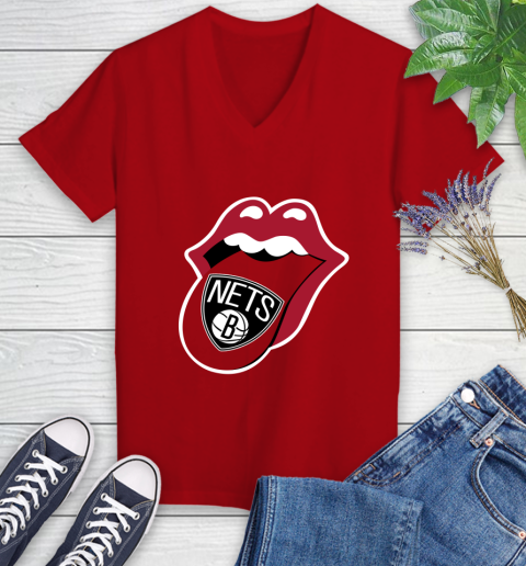 Brooklyn Nets NBA Basketball Lips I Root For My Team Adoring Fan 88