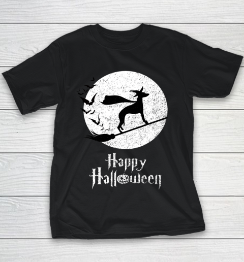 Funny Halloween Costume Witch WHIPPET Dog Lover Gift Youth T-Shirt
