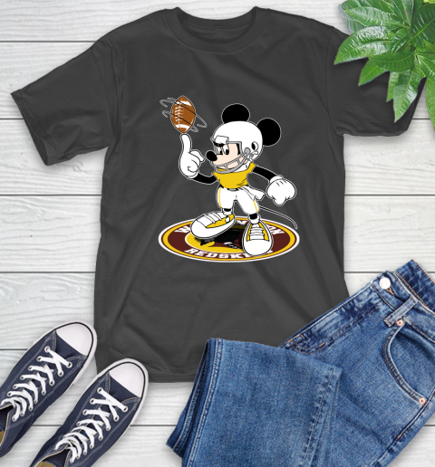 NFL Football Washington Redskins Cheerful Mickey Disney Shirt T-Shirt