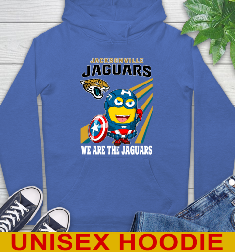 NFL Football Jacksonville Jaguars Captain America Marvel Avengers Minion Shirt Hoodie 9