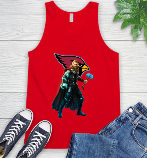 NFL Thor Avengers Endgame Football Arizona Cardinals Tank Top 6