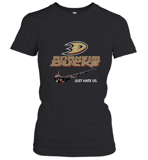 NHL Team Anaheim Ducks x Nike Just Hate Us Hockey Women's T-Shirt