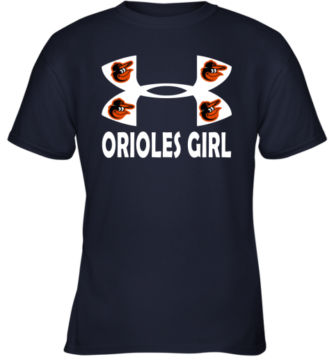 Lot Of 4 Baltimore ORIOLES Shirt Under Armour Youth Boys Medium