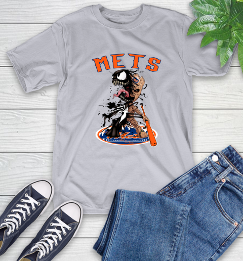 MLB New York Mets Baseball Venom Groot Guardians Of The Galaxy T-Shirt 6