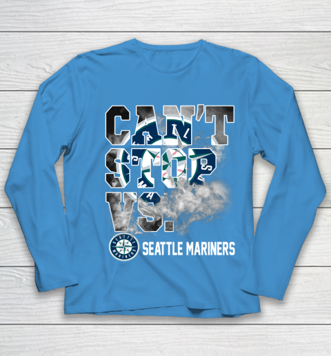 MLB Seattle Mariners Baseball Can't Stop Vs Mariners Youth Long Sleeve 5