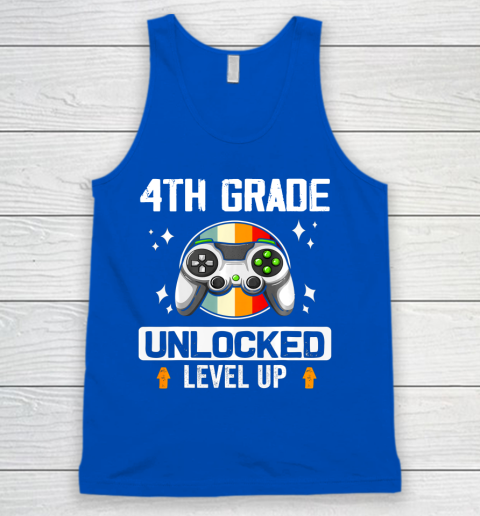 Next Level t shirts 4th Grade Unlocked Level Up Back To School Fourth Grade Gamer Tank Top 4