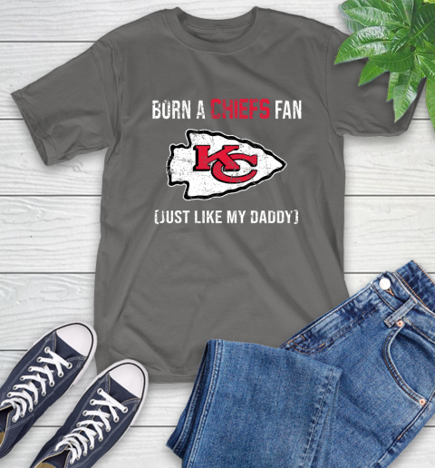 NFL Kansas City Chiefs Football Loyal Fan Just Like My Daddy Shirt T-Shirt 11