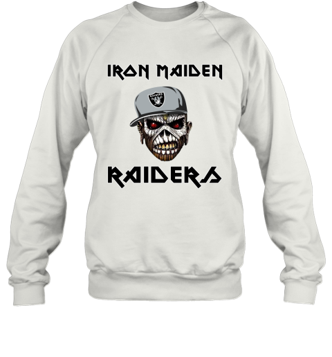 Hot Iron Maiden Skull Oakland Raiders Shirt, hoodie, sweater, long