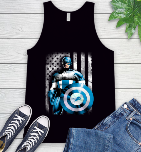 Houston Rockets Nba Basketball Captain America Marvel Avengers American Flag Shirt Tank Top Itees Global