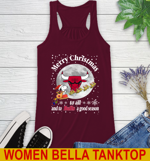 Chicago Bulls Merry Christmas To All And To Bulls A Good Season NBA Basketball Sports Racerback Tank 2