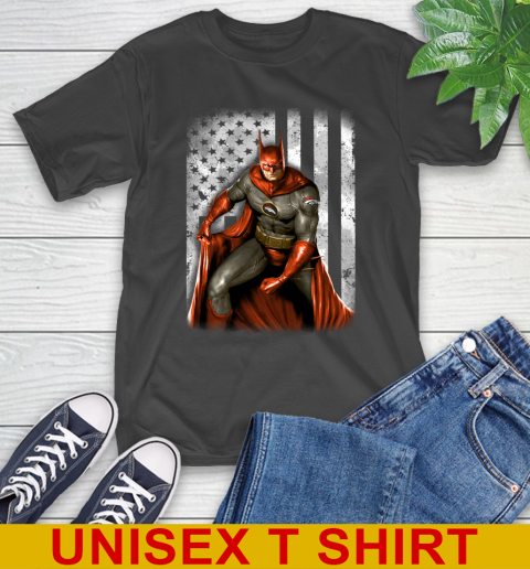 Denver Broncos NFL Football Batman DC American Flag Shirt T-Shirt