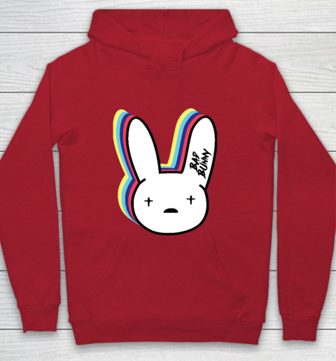 Bad Bunny Logo Youth Hoodie Tee For Sports