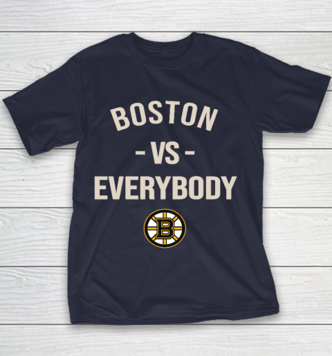 Boston Bruins Vs Everybody Youth T-Shirt 2