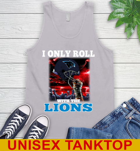 Carolina Panthers NFL Football I Only Roll With My Team Sports Tank Top 3