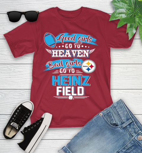Pittsburgh Steelers NFL Bad Girls Go To Heinz Field Shirt Youth T-Shirt 14